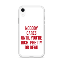 Nobody Cares (Funny) iPhone Case