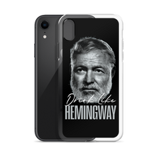 Drink Like Hemingway Portrait Clear Case for iPhone®