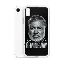 Drink Like Hemingway Portrait Clear Case for iPhone®