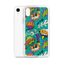 Comic Text Pattern iPhone Case