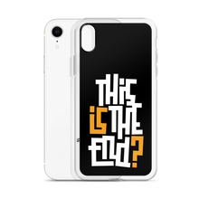 IS/THIS IS THE END? Black Yellow White iPhone Phone Case