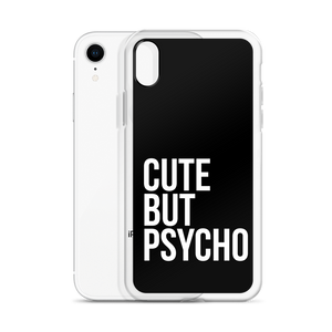 Cute But Psycho iPhone® Black Phone Case