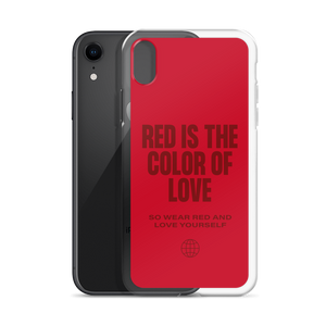 Red is the color of love iPhone® Phone Case