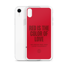 Red is the color of love iPhone® Phone Case