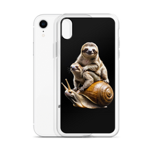 Sloth Riding A Snail iPhone Case