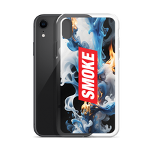 Blue Smoke Fire iPhone Case