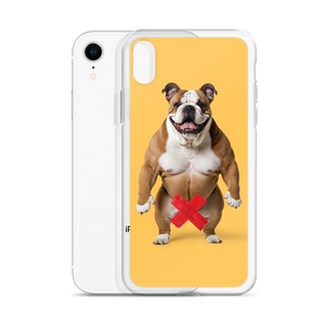 Bulldog X-Tape Yellow iPhone Case