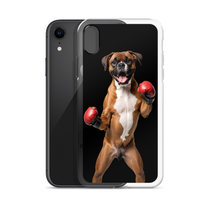 Boxer Boxing Black iPhone Case