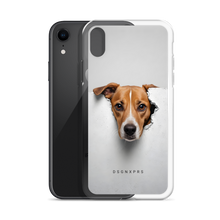 Funny Sad Dog Peep iPhone Case