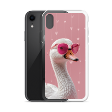 Cute Pink Swan iPhone Case