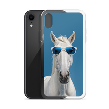 Cool Blue Horse iPhone Case