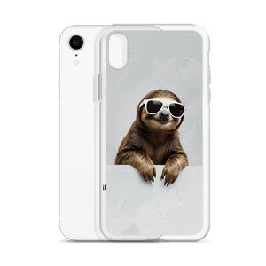 Cool Smiling Sloth iPhone Case