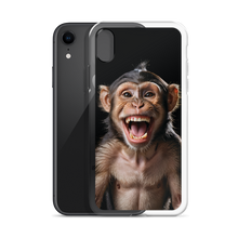 Happy Monkey Black iPhone Case