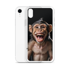 Happy Monkey Black iPhone Case