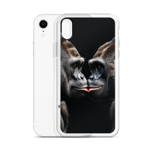 Gorilla Kissing iPhone Case