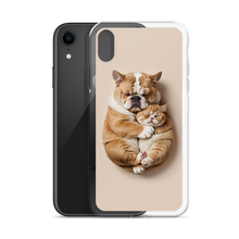 Cute Baby Cat and Dog Sleep iPhone Case