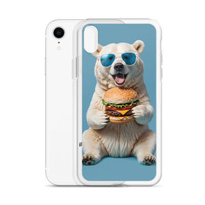 Polar Bear and Burger iPhone Case