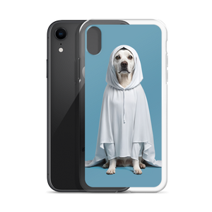 Dog in Ghost Costume iPhone Case