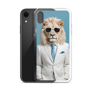 Funky White Lion iPhone Case