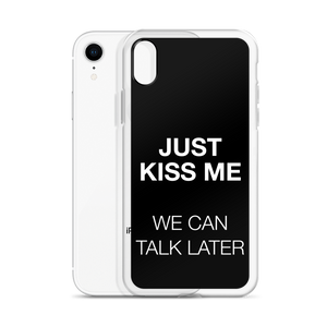 Just Kiss Me (Funny) iPhone Case