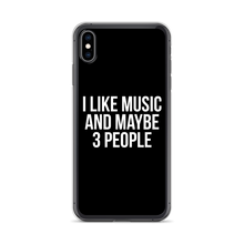 I Like Music and Maybe 3 People iPhone Phone Case