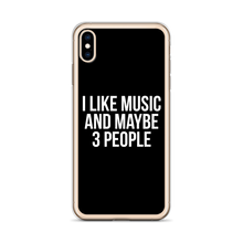 I Like Music and Maybe 3 People iPhone Phone Case