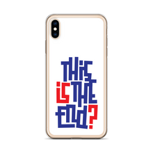 IS/THIS IS THE END? Navy Red iPhone Phone Case