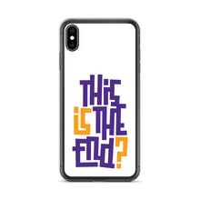 IS/THIS IS THE END? Purple Yellow iPhone Phone Case