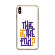 IS/THIS IS THE END? Purple Yellow iPhone Phone Case