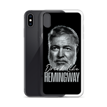 Drink Like Hemingway Portrait Clear Case for iPhone®