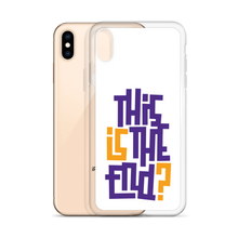 IS/THIS IS THE END? Purple Yellow iPhone Phone Case