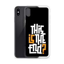 IS/THIS IS THE END? Black Yellow White iPhone Phone Case