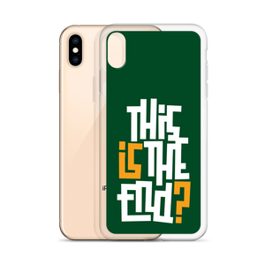 IS/THIS IS THE END? Forest Green iPhone Phone Case