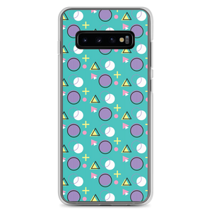 Samsung Galaxy S10+ Memphis Colorful Pattern 01 Samsung® Phone Case by Design Express