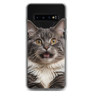 Shocked Cat Face Samsung Case