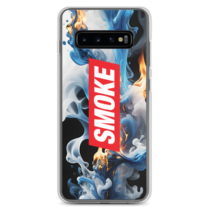 Blue Smoke Fire Samsung Case