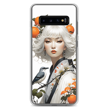 Oriental Lady with Orange and Bird Samsung Case