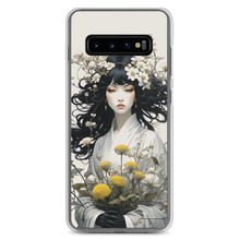 Oriental Lady with Yellow Flowers Samsung Case