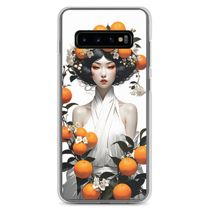 Oriental Lady with Orange Fruits Samsung Case