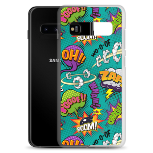 Comic Text Pattern Samsung Case