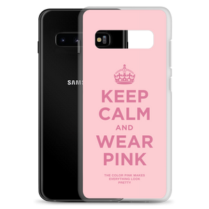 Keep Calm and Wear Pink Samsung® Phone Case