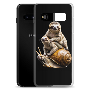 Sloth Riding A Snail Samsung Case