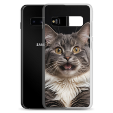 Shocked Cat Face Samsung Case