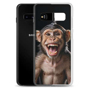 Happy Monkey Black Samsung Case