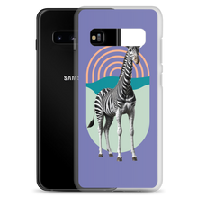 Giraffe Zebra Purple Samsung Case