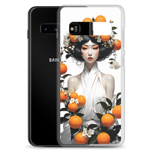 Oriental Lady with Orange Fruits Samsung Case