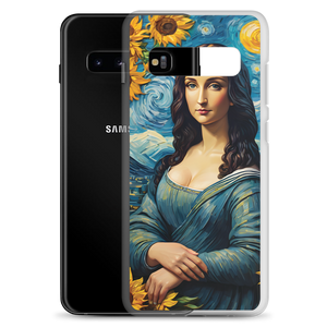 Monalisa Painting in Van Gogh Style Samsung Case