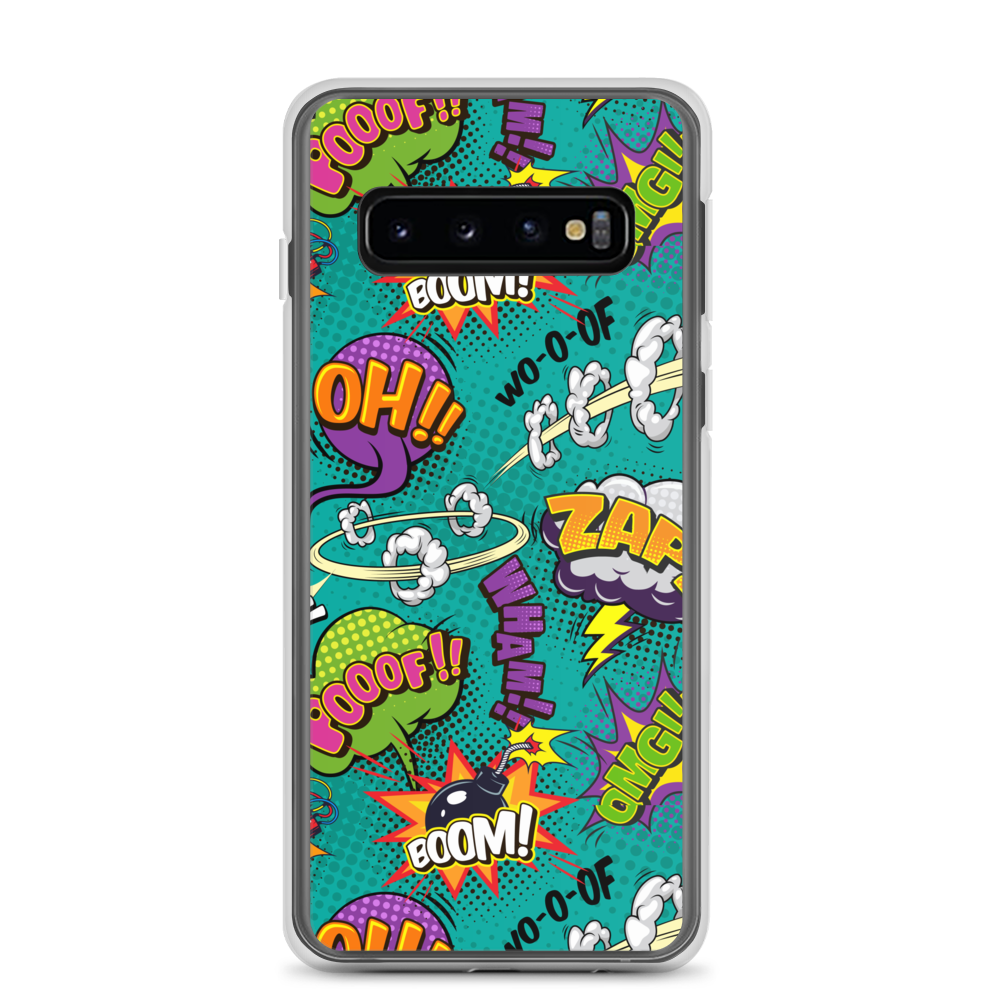 Comic Text Pattern Samsung Case