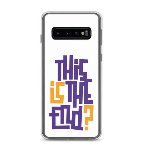 IS/THIS IS THE END? Purple Yellow Samsung Phone Case