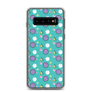 Samsung Galaxy S10 Memphis Colorful Pattern 01 Samsung® Phone Case by Design Express